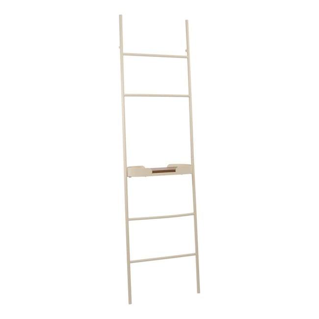 Porte-serviettes sur pied Couleur blanc <span itemprop=
