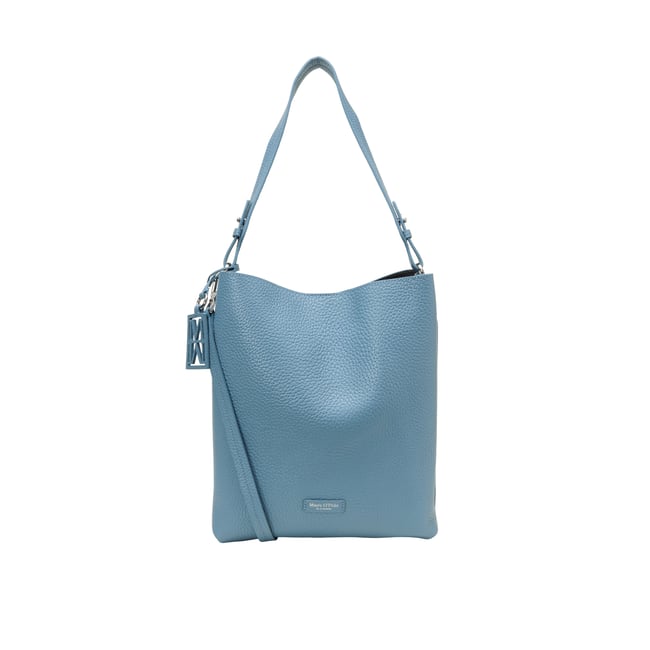 Sac Hobo modèle Brinja, taille moyenne en cuir de vachette grainé - MARC O'POLO