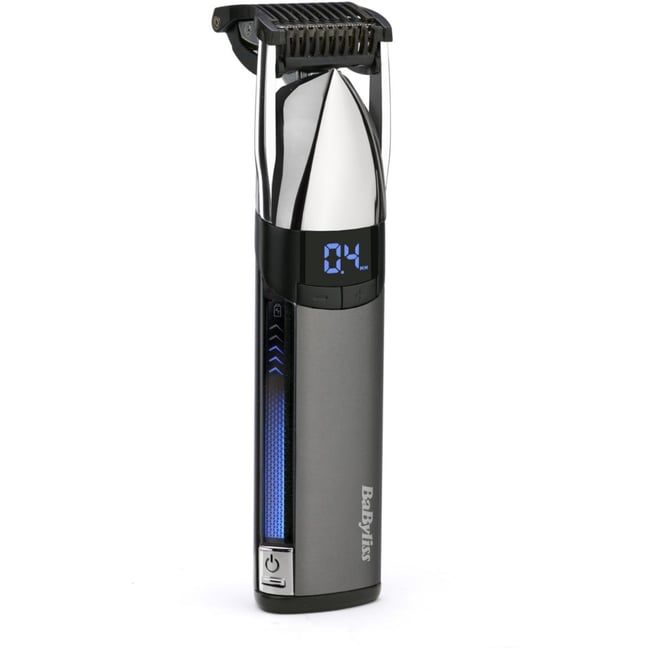 Tondeuse barbe Super-X Metal S996E, molette réglable, 24 hauteurs de coupe, précision 0,2 mm, autonomie 90 mn - BABYLISS