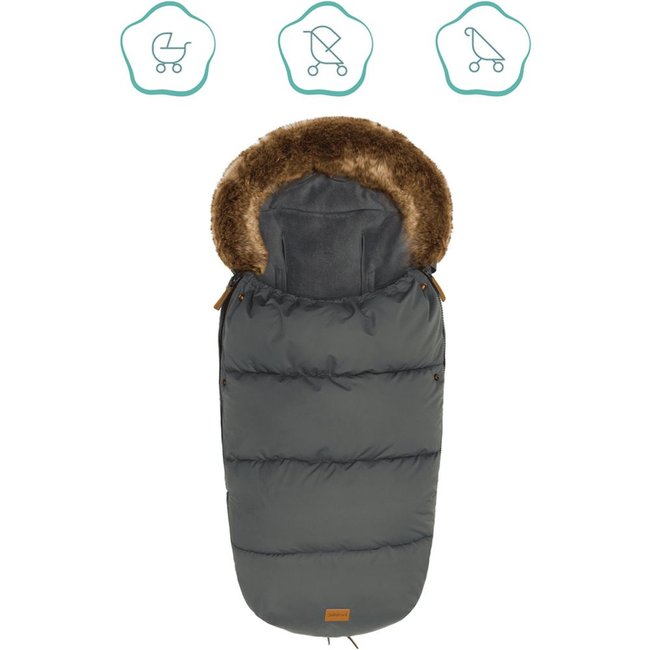 Chancelière universelle hiver Manaslu gris <span itemprop=