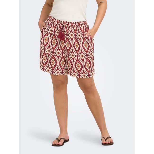 Short brick red <span itemprop=