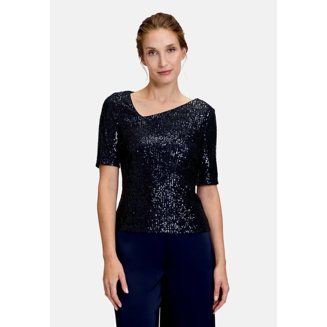 Top à paillettes à effet brillant night sky <span itemprop=