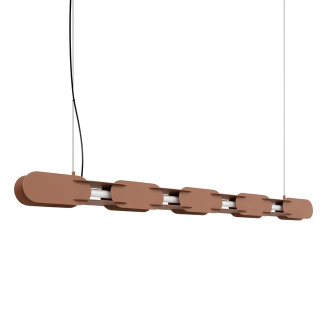 Suspension Acier Moka LED 1 Chain Couleur moka <span itemprop=