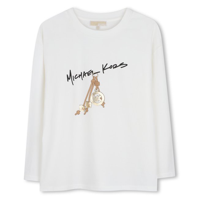 Tee-shirt manches longues offwhite <span itemprop=