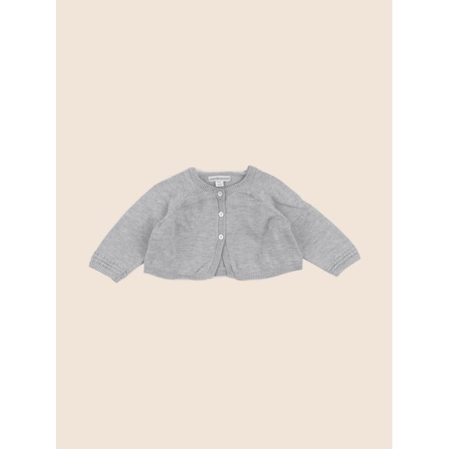 Gilet - Très bon état gris <span itemprop=