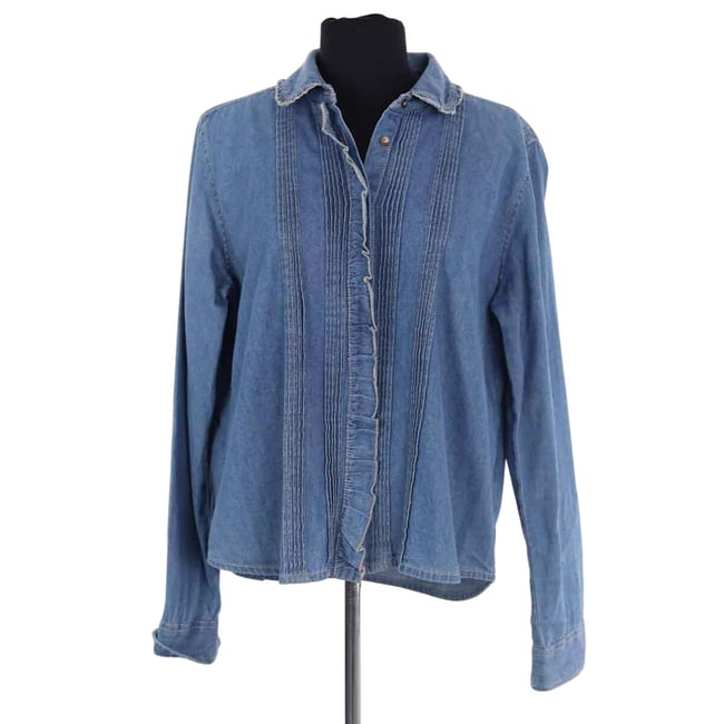 Chemise - Très Bon État bleu <span itemprop=
