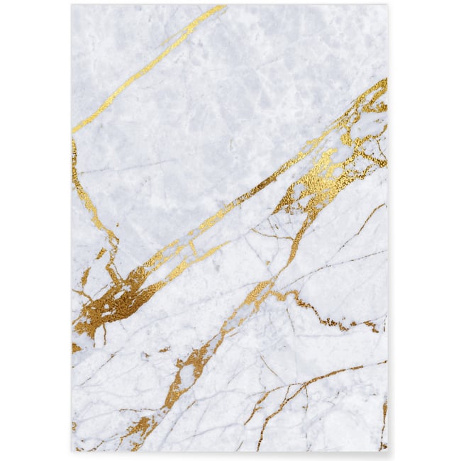 Affiche Gold Background 2 Couleur blanc <span itemprop=