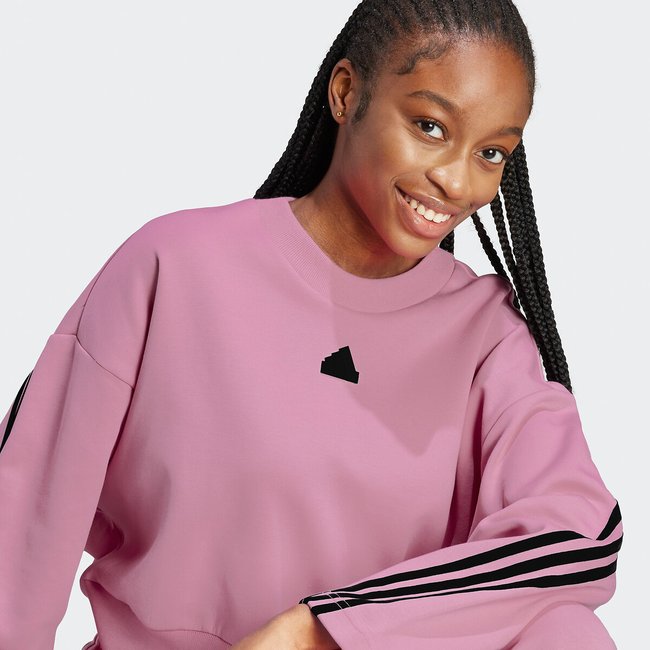Felpa adidas corta rosa top