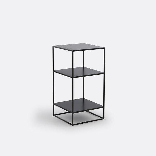 Hiba Metal Square Sofa Shelving Unit, black, LA REDOUTE INTERIEURS