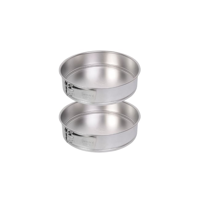 Lot de 2 moules à manqué 26/26 cm en fer CLASSICS gris <span itemprop=