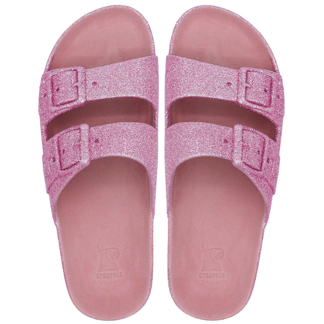 Sandales plates Adulte TRANCOSO rose <span itemprop=