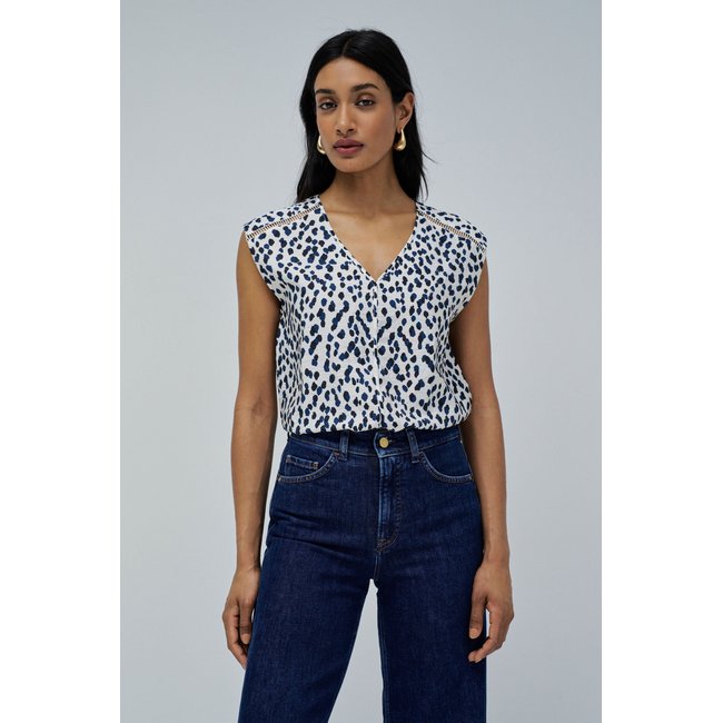 TOP IMPRIMÉ beige <span itemprop=