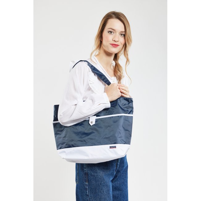 Sac shopping ROUTE DU RHUM fjord/milk <span itemprop=