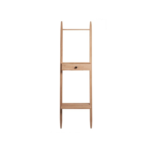 Etagère murale avec tiroir EBERN Couleur white washed <span itemprop=