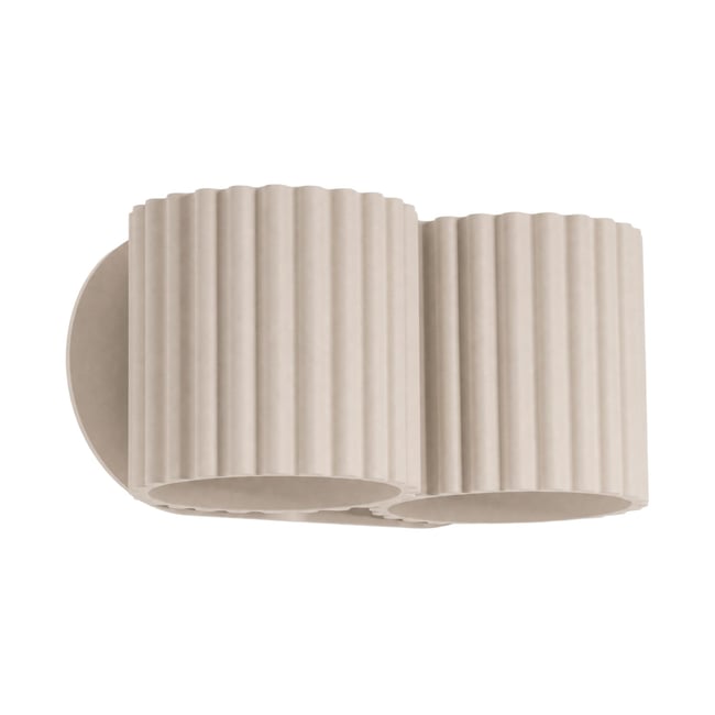 Applique murale Aluminium Taupe G9 2 Aura Couleur taupe <span itemprop=