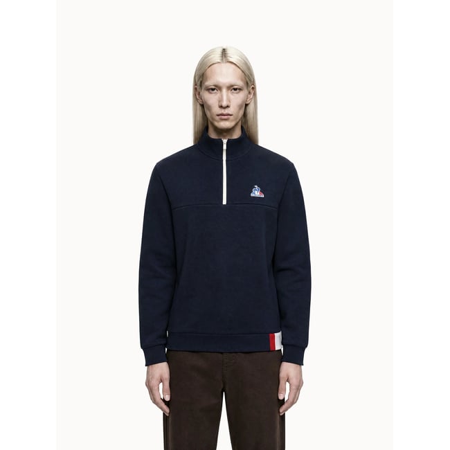 Sweat Tricolore bleu <span itemprop=