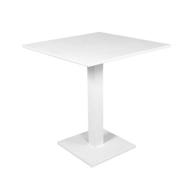 Table pliante Prada 70x70cm blanche - GESCOVA