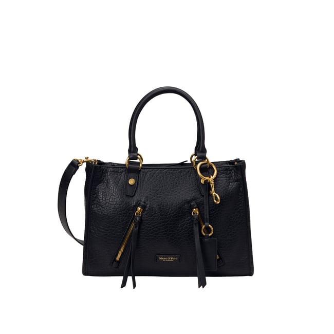 Shopper small en cuir de mouton structuré - MARC O'POLO