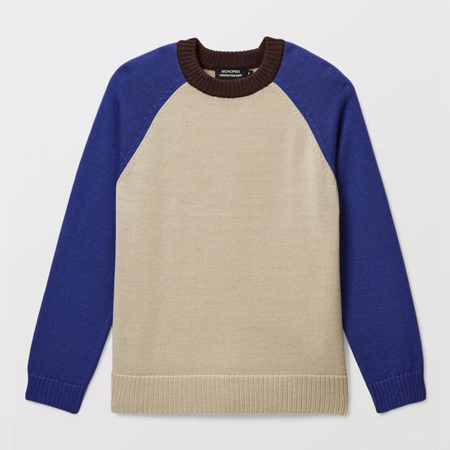 Pull color block contenant de la laine - MONOPRIX