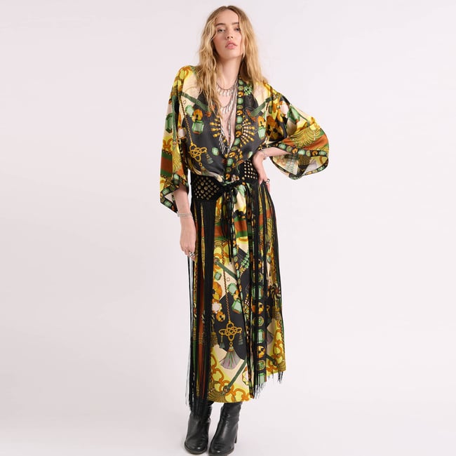 Kimono à motifs KYRO - WILD
