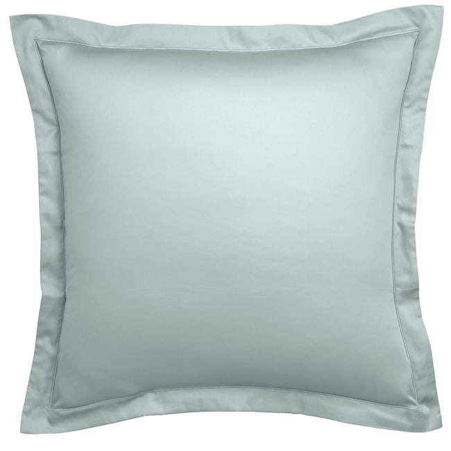 Taie d'oreiller Partition Satin de coton menthe <span itemprop=