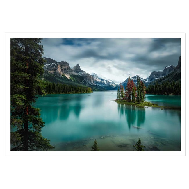 Affiche paysage du Canada, Lac de Banff - HEXOA