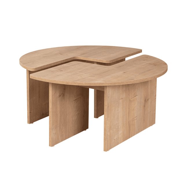 Lot de 2 tables basses L90 cm - MOIRA - CALICOSY