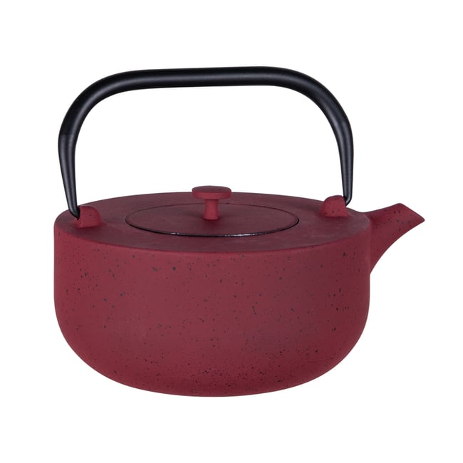Théière en fonte Fuji 1,2 L rouge <span itemprop=