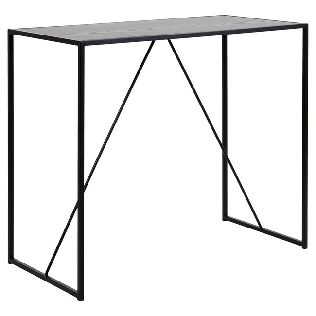 Table de bar haute Sireine en MDF et métal - TOILINUX