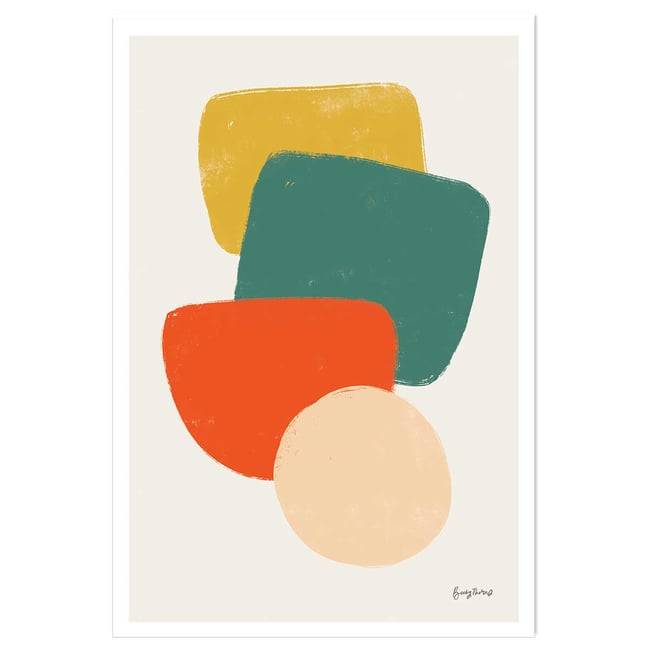Affiche Palette couleur primaire - HEXOA