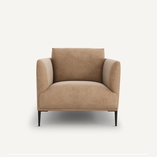 Fauteuil velours stonewashed, Oscar E. Gallina - AM.PM
