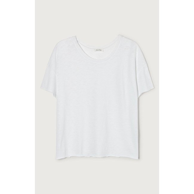 T-shirt col rond, manches courtes, SONOMA blanc <span itemprop=
