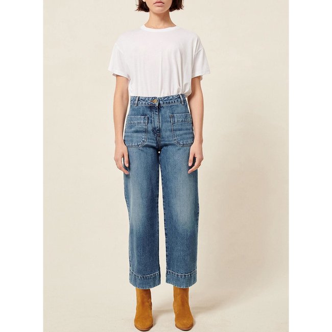 Jeans larghi a vita alta SEAKEY denim SESSUN