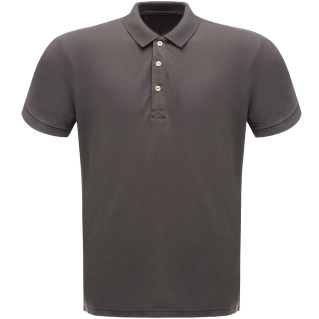 Polo à manches courtes gris <span itemprop=