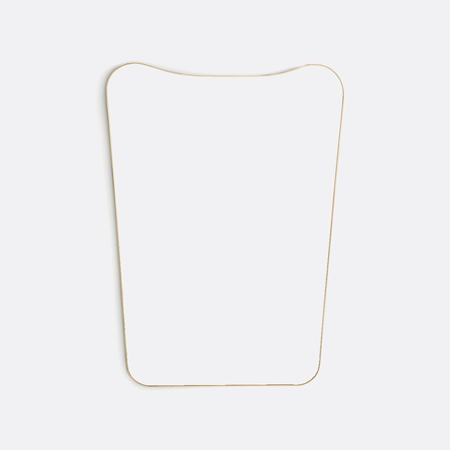 Miroir en laiton 90 x 65 cm, Uyova laiton <span itemprop=
