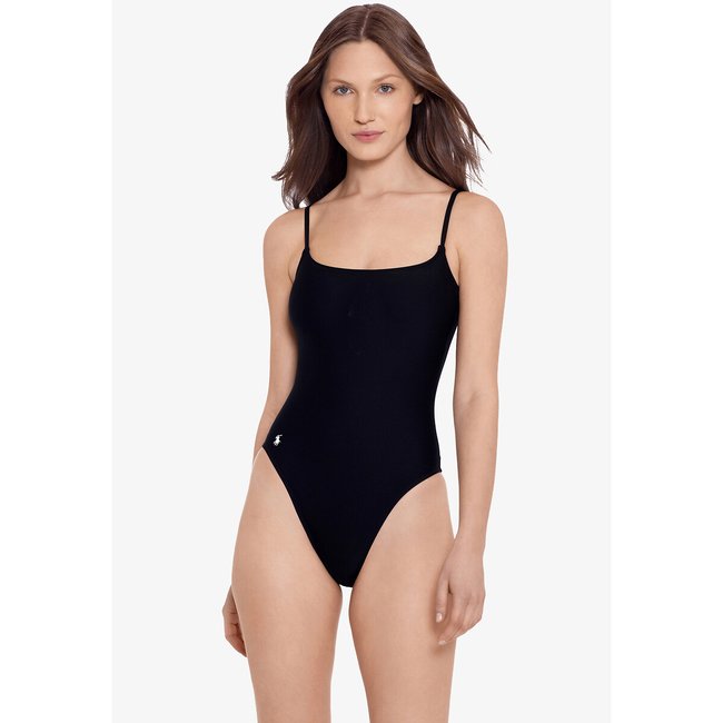 Costume da bagno intero Signature Solids nero POLO RALPH LAUREN