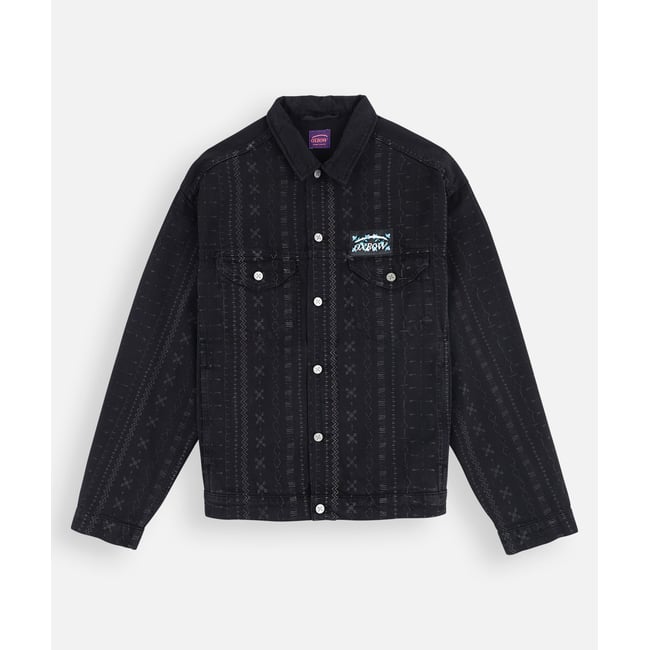 Veste trucker imprimée INSANE v002228 <span itemprop=