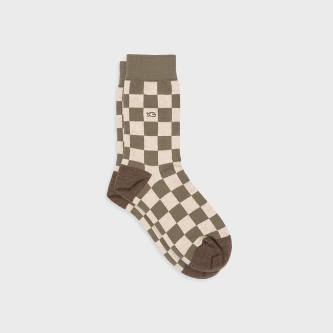 Chaussettes en coton peigné CARREAUX - BILLYBELT