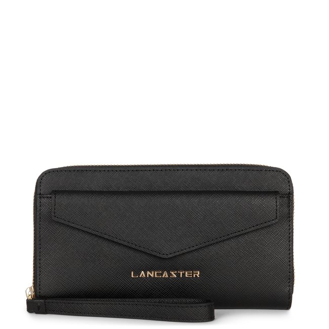 Compagnon Dos à Dos - Saffiano Signature noir <span itemprop=
