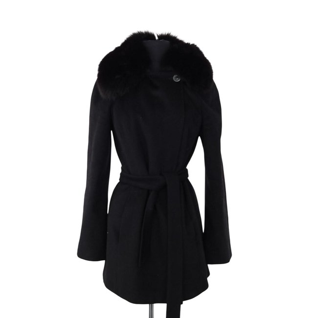 Manteau - Bon État noir <span itemprop=