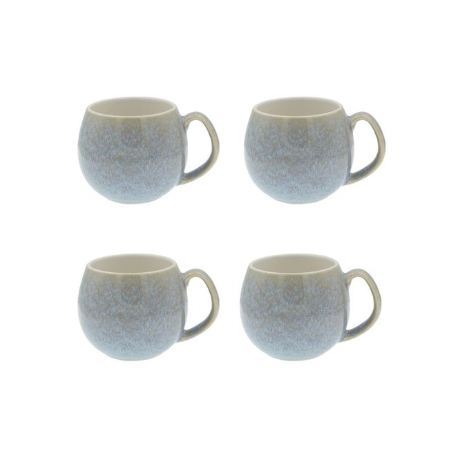 Lot de 4 tasses, BOREA Couleur bleu <span itemprop=