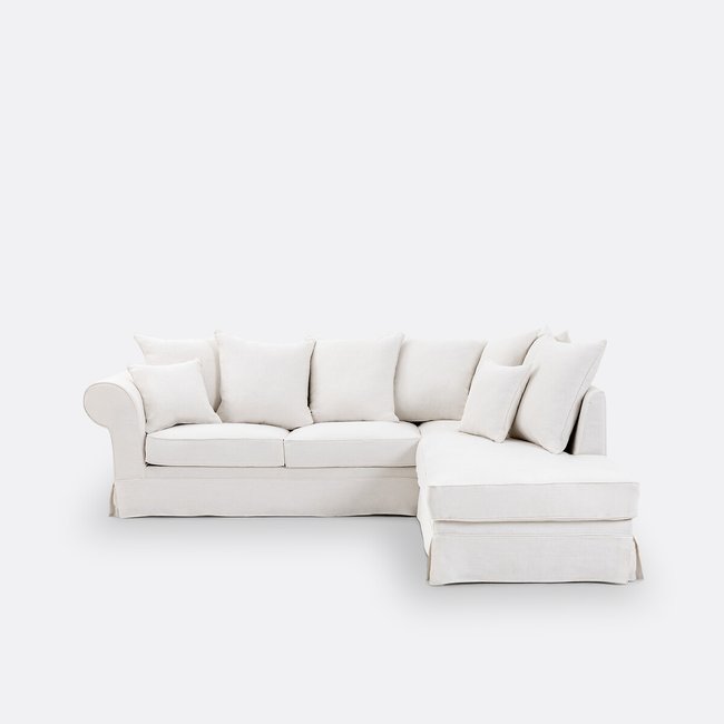 Sofá cama rinconero Bultex lino grueso Adelia - LA REDOUTE INTERIEURS