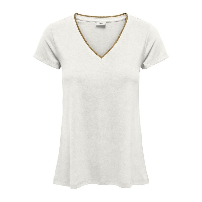 T-shirt maniche corte, profilo dorato - JDY