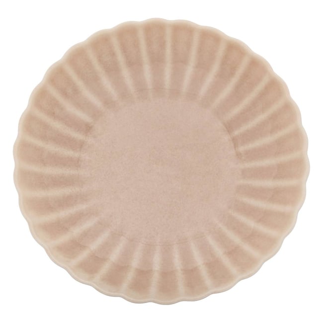 Lot de 4 assiettes creuse ronde en grès ROMY - ATMOSPHERA