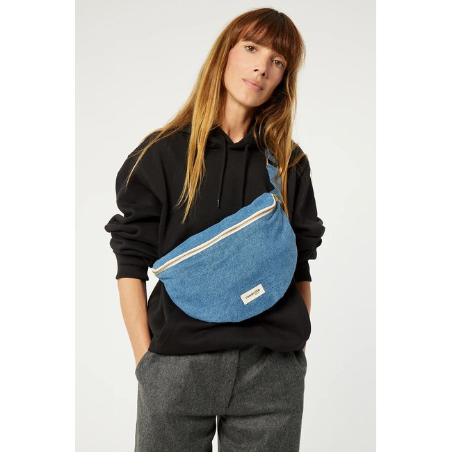 Bolsa de cintura, com fecho, CUSTINE XL - THE WAIST BAG ganga <span itemprop=