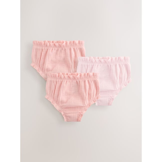 Culotte bébé tissée, lot de 3 - NEXT