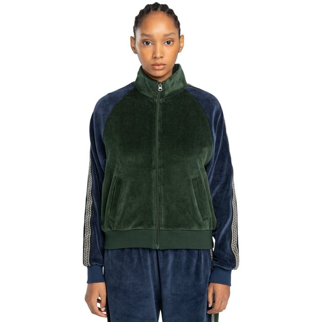 Sweat zippé SANDEN noir deep forest <span itemprop=