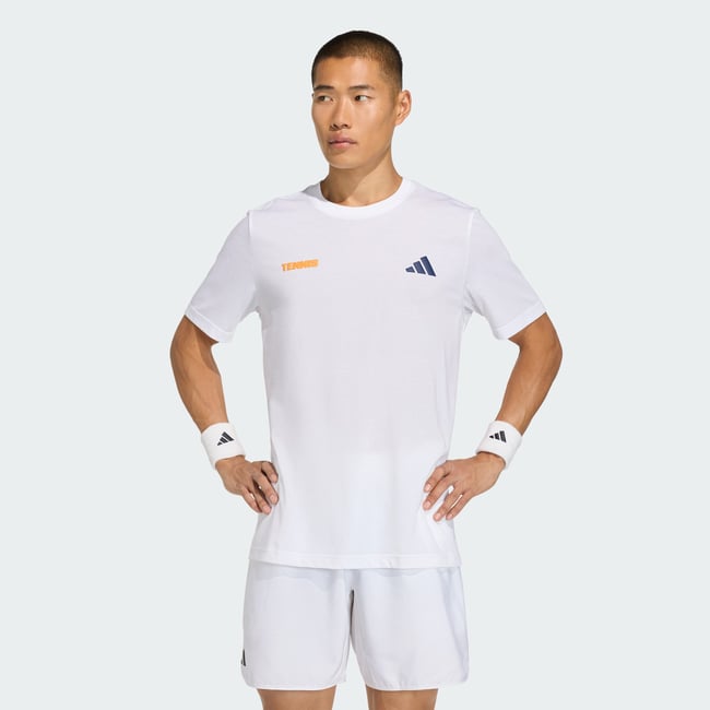 T-Shirt De Tennis Graphique Hot Egg white <span itemprop=