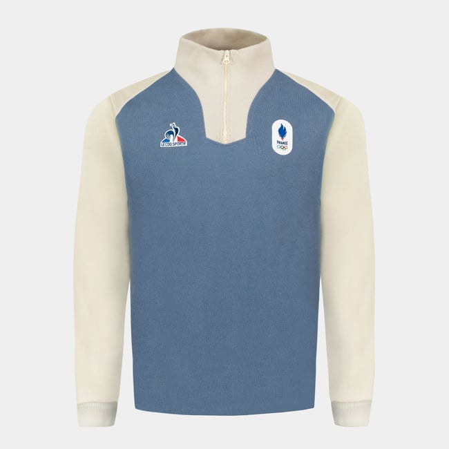 Polo manches longues Équipe de France Olympique 2026 Jeux Olympiques EQUIPE DE FRANCE - LE COQ SPORTIF