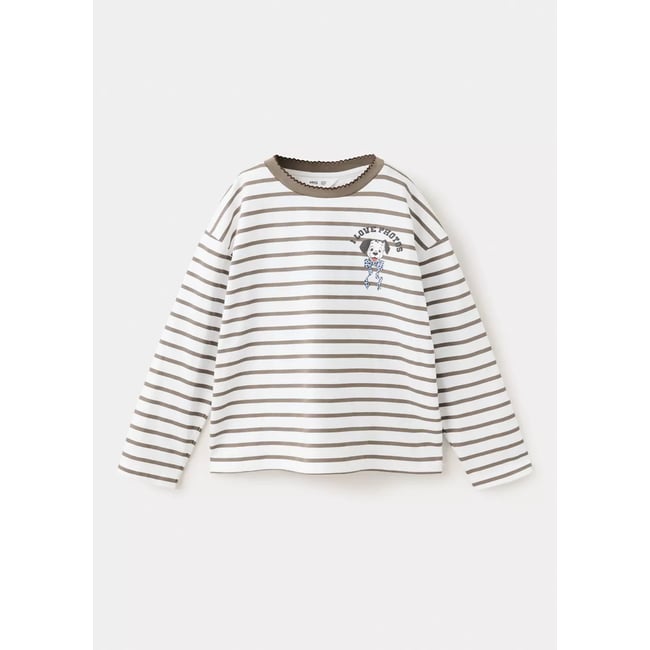 T-shirt Les 101 Dalmatiens marron <span itemprop=
